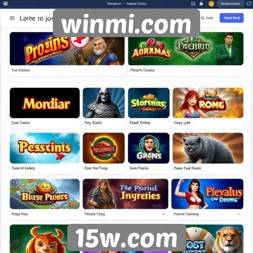 Jogos populares disponíveis no winmi.com